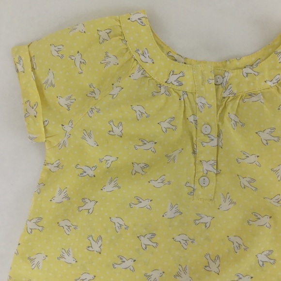 Girl’s Carter’s Bird Top & Denim Skirt Set Size 4T - Picture 3 of 5